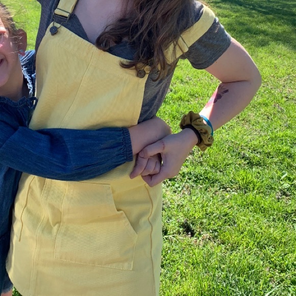 Yellow Overall Dress! - Picture 3 of 5